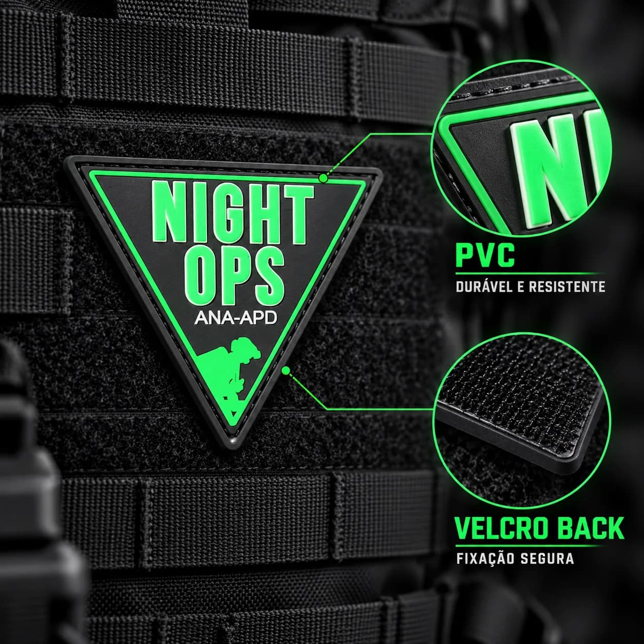 Patch Night Ops Green