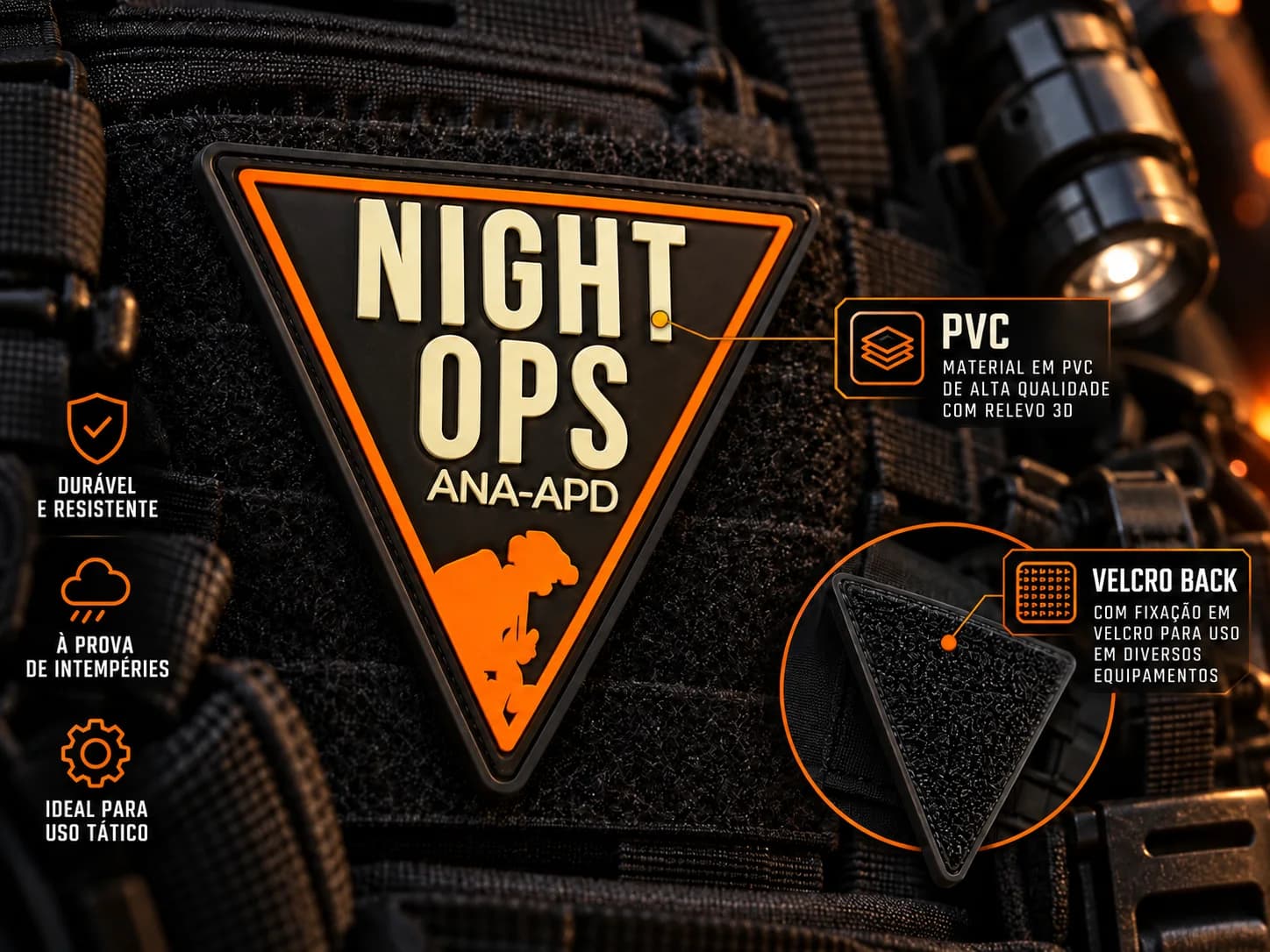 Patch Night Ops Orange