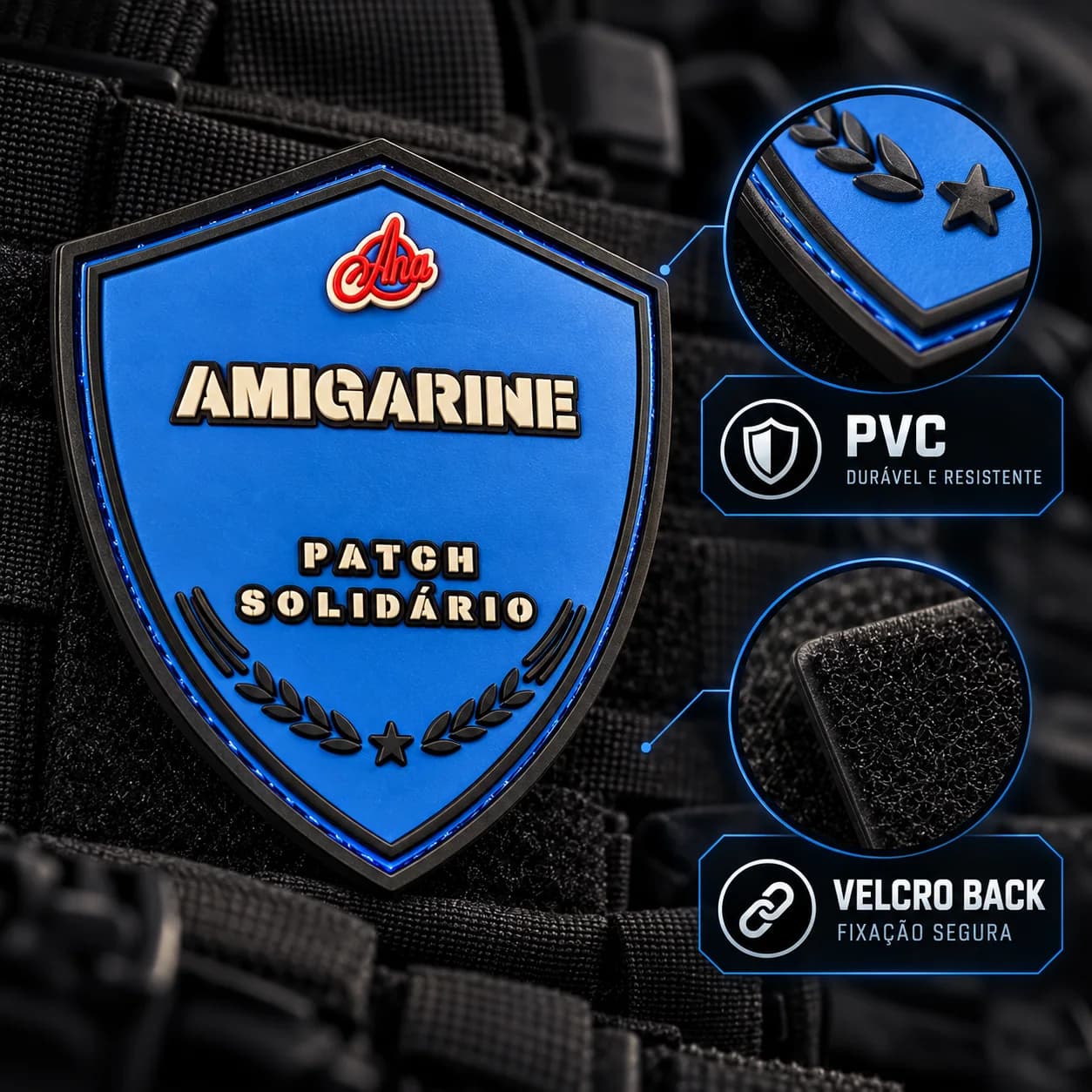 Patch Solidário Amigarine