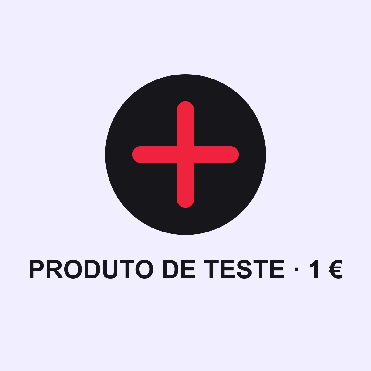 Produto de Teste — 1 €